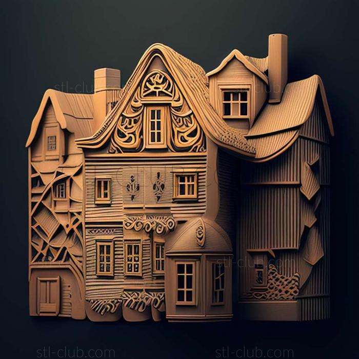 3D model houses (STL)